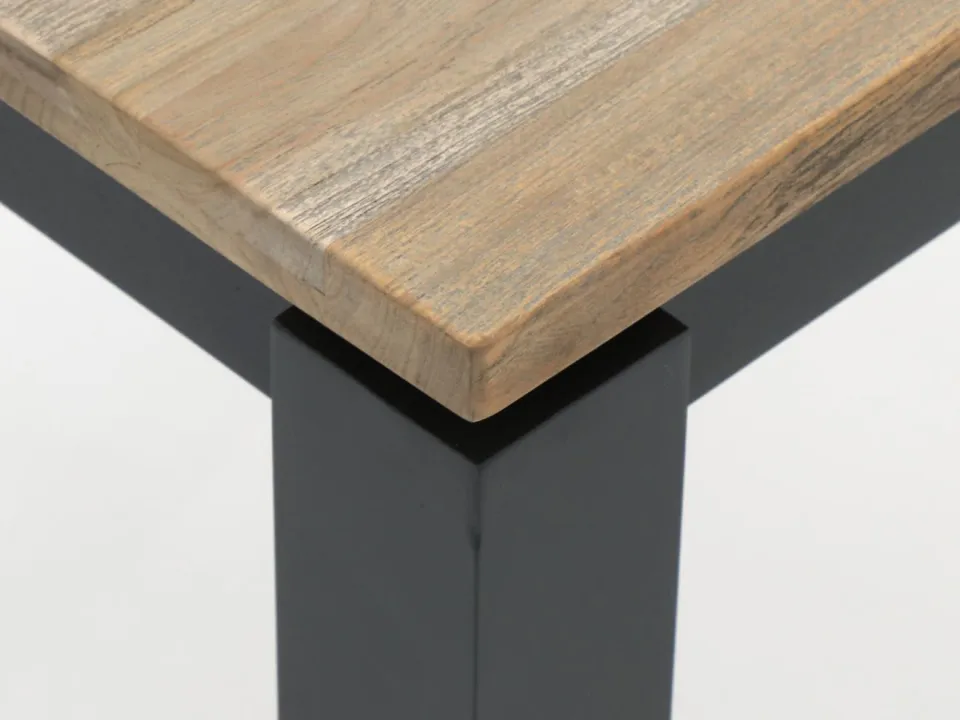 Bellagio tuinmeubelen Bellagio Lagundo dining tuintafel 90x90cm grijs, foto 4