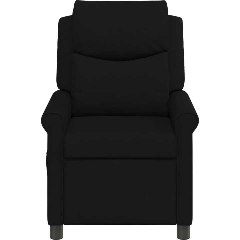 vidaXL Ligstoel Zwart 69 x 93 x 102 cm Stof