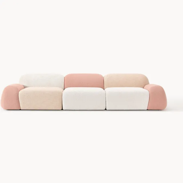 Westwing Collection Modulaire bank Wolke (4-zits), Fuorisalone Edition Roze