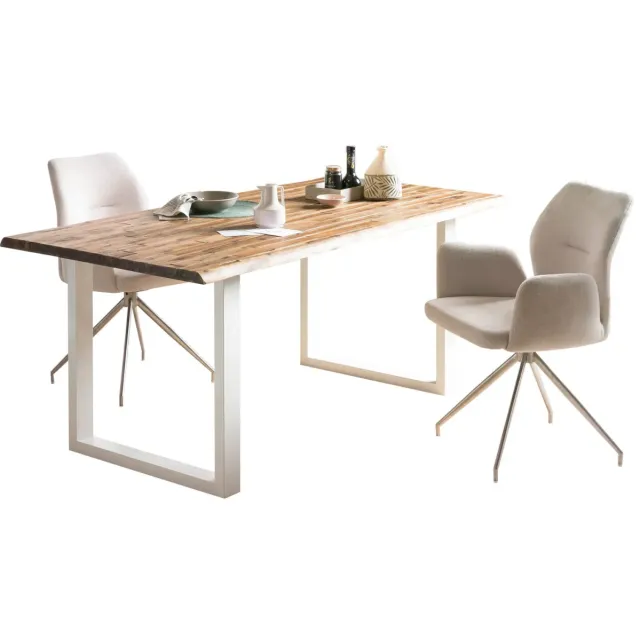 eetkamertafel Manuel acacia bruin
