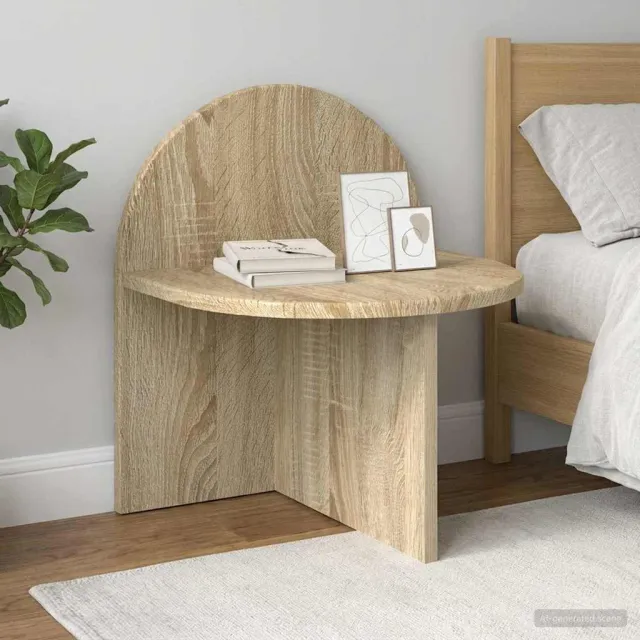 vidaXL Nachtkastje Sonoma Eiken 40 x 35,5 x 45,5 cm Geconstrueerd hout, foto 2