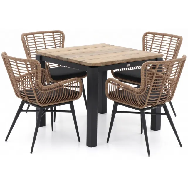 Intenso Furniture Intenso Asti/Lagundo 90cm dining tuinset 5-delig, foto 2