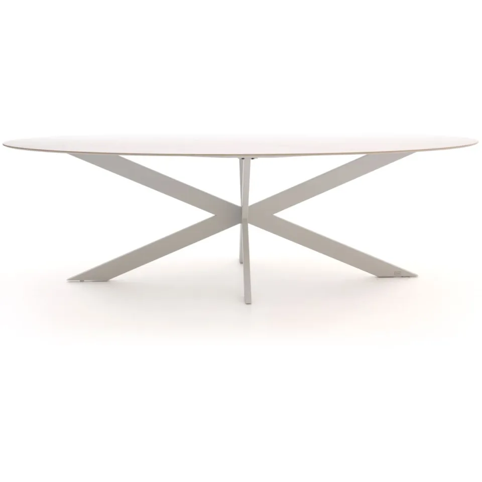 Bellagio tuinmeubelen Bellagio Furato ellips dining tuintafel 240x120cm wit, foto 2