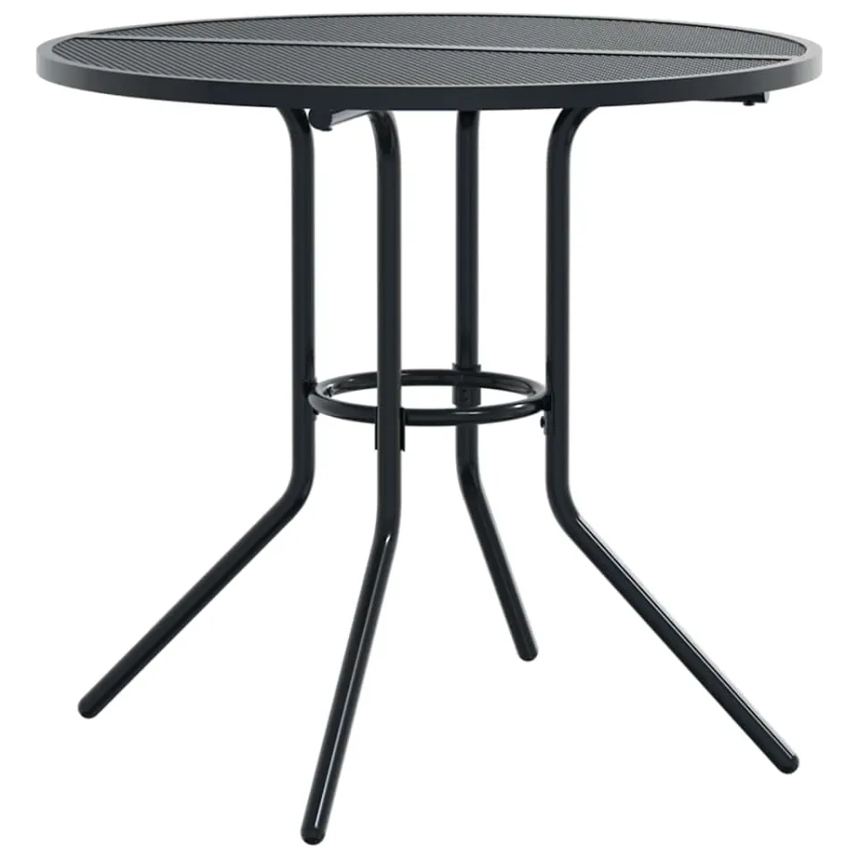 vidaXL 5-delige Tuinset stapelbaar gepoedercoat staal antracietkleur, foto 3