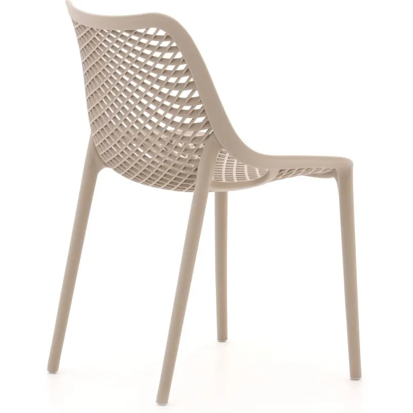 Forza Furniture Forza Ripi dining tuinstoel stapelbaar taupe, foto 4
