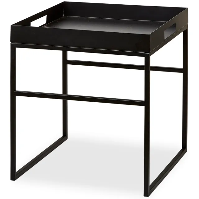 Villa Collection Svir bijzettafel zwart - 40 x 45 cm, foto 2