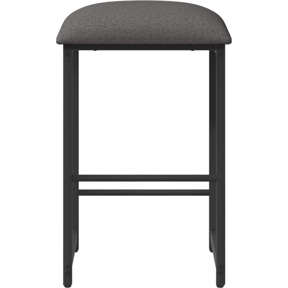 vidaXL Barkruk Lichtgrijs 40 x 32 x 64 cm Bewerkt hout