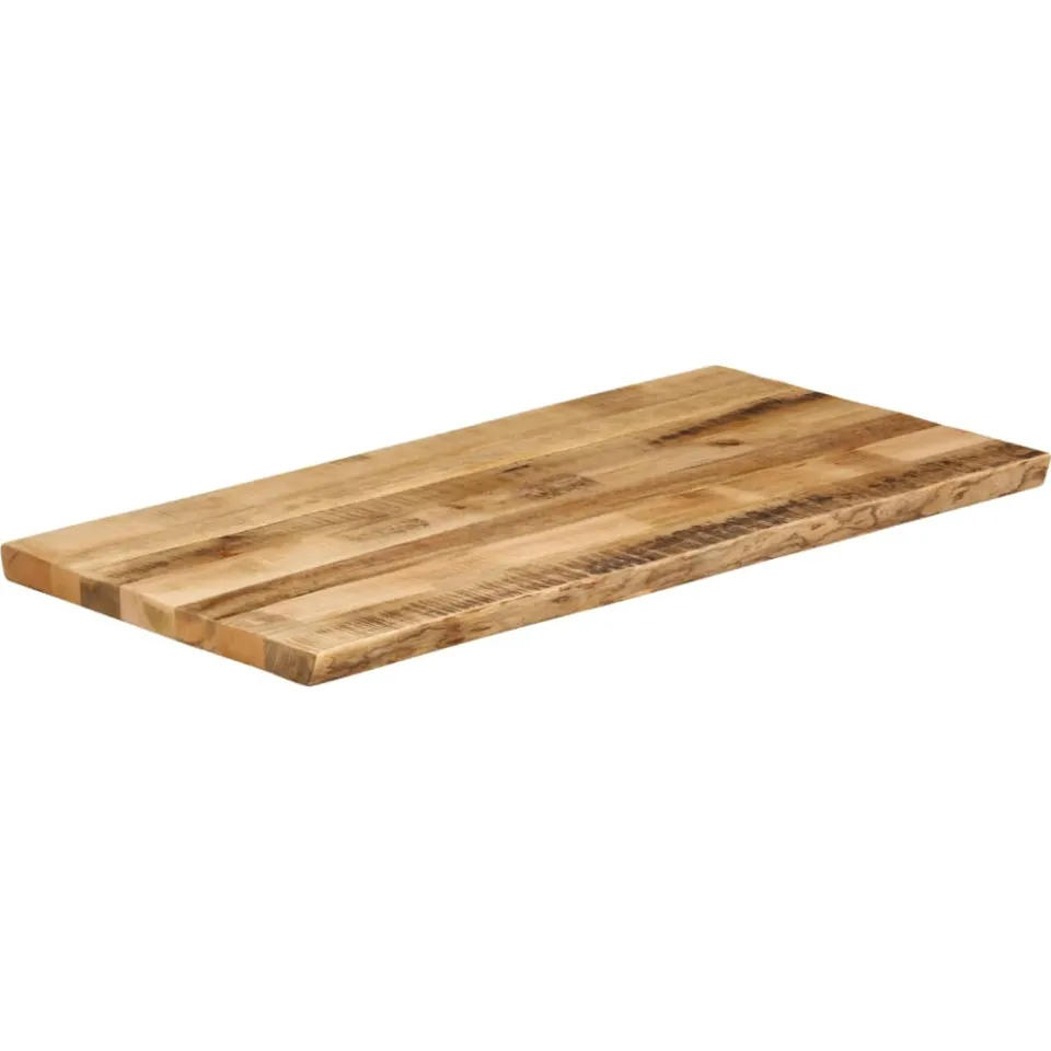 vidaXL Tafelblad met natuurlijke rand 120x60x3,8 cm massief mangohout bruin, foto 2