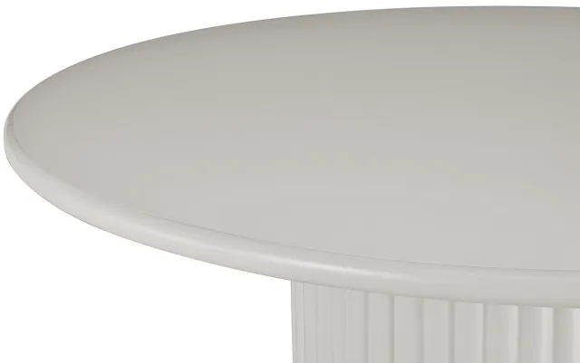 Vente-unique Ronde eettafel voor 4 personen van MDF - Beige - TAMARZO