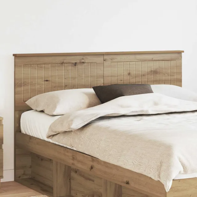 vidaXL Hoofdbord Artisan Eiken Bewerkt hout Bruin