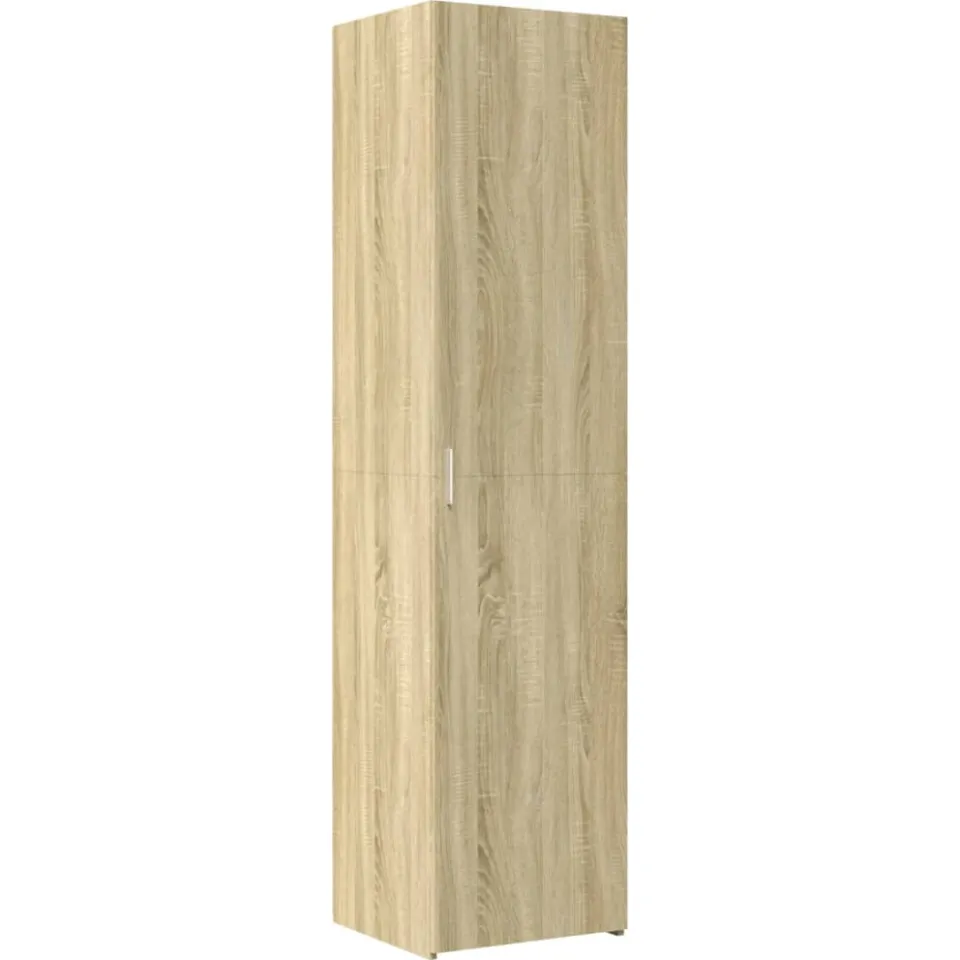 vidaXL Hoge kast 50x42,5x185 cm bewerkt hout sonoma eikenkleurig, foto 3