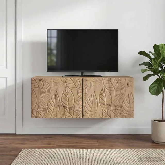 vidaXL Wandbeugel TV-kast 59,5 x 31 cm Artisanaal eiken Bewerkt hout, foto 2