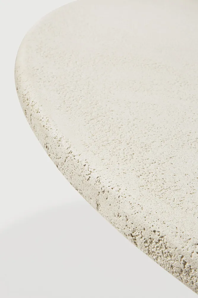 Ethnicraft Ronde Eettafel 'Elements' Microcement, 150cm, kleur Off White, foto 5