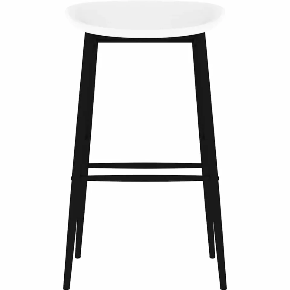 vidaXL Barstoelen 2 st wit, foto 3
