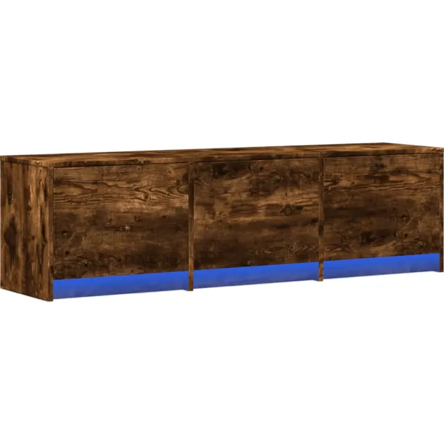 vidaXL TV-kast Gerookt eiken Bewerkt hout, foto 2