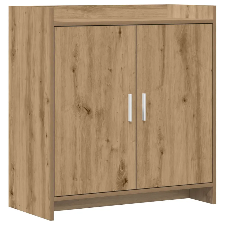 vidaXL Dressoir Artisanaal eiken 72 x 36 x 80 cm Bewerkt hout, foto 3
