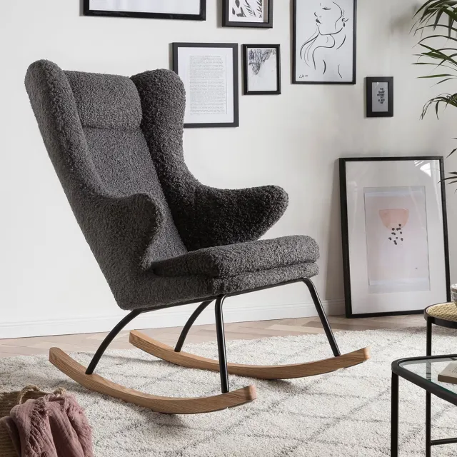 Artistiq Living Benji schommelstoel grijs, foto 2