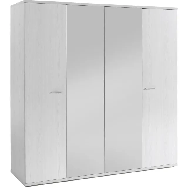 vierdeurs draaideurskast Andante-W4 wit