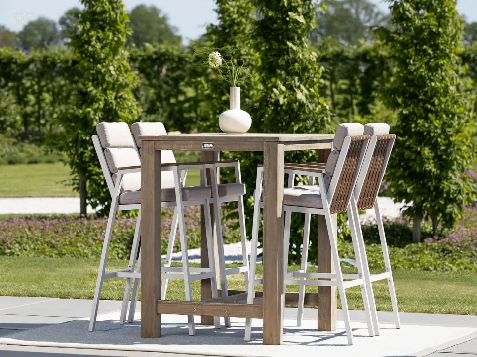 Bellagio tuinmeubelen Bellagio Bertinoro/ROUGH-X 135cm barset 5-delig stapelbaar, foto 5