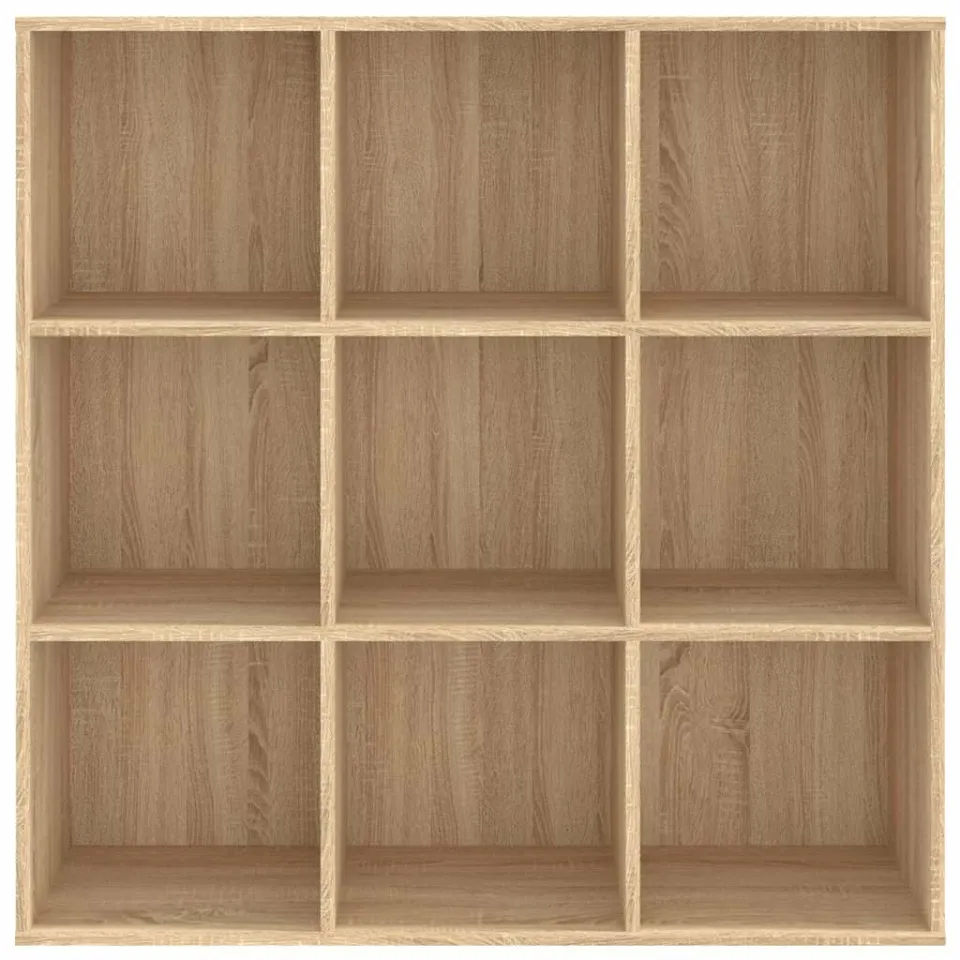 vidaXL Boekenkast 98x29x97,5 cm bewerkt hout sonoma eikenkleurig Bruin