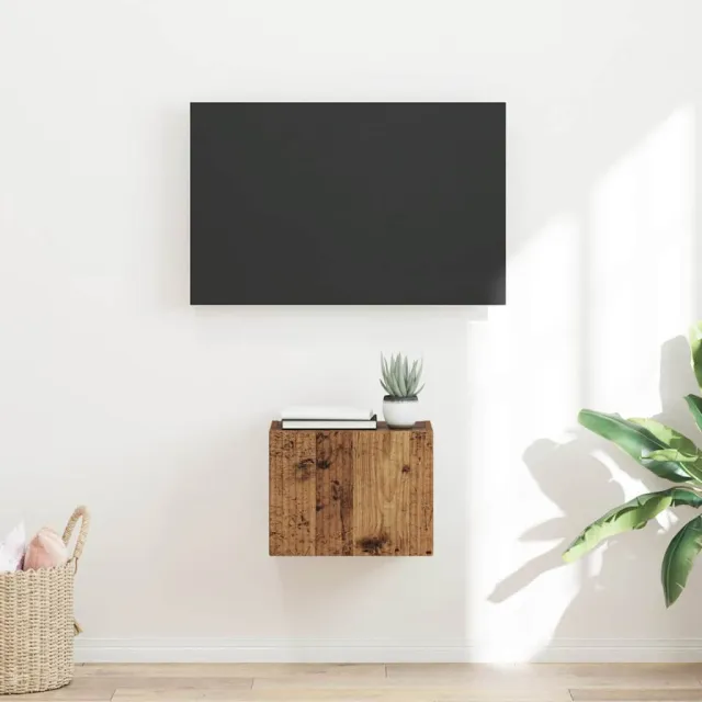 vidaXL TV Wandkast 39 x 31 x 29,5 cm Oud Hout Bewerkt hout Bruin