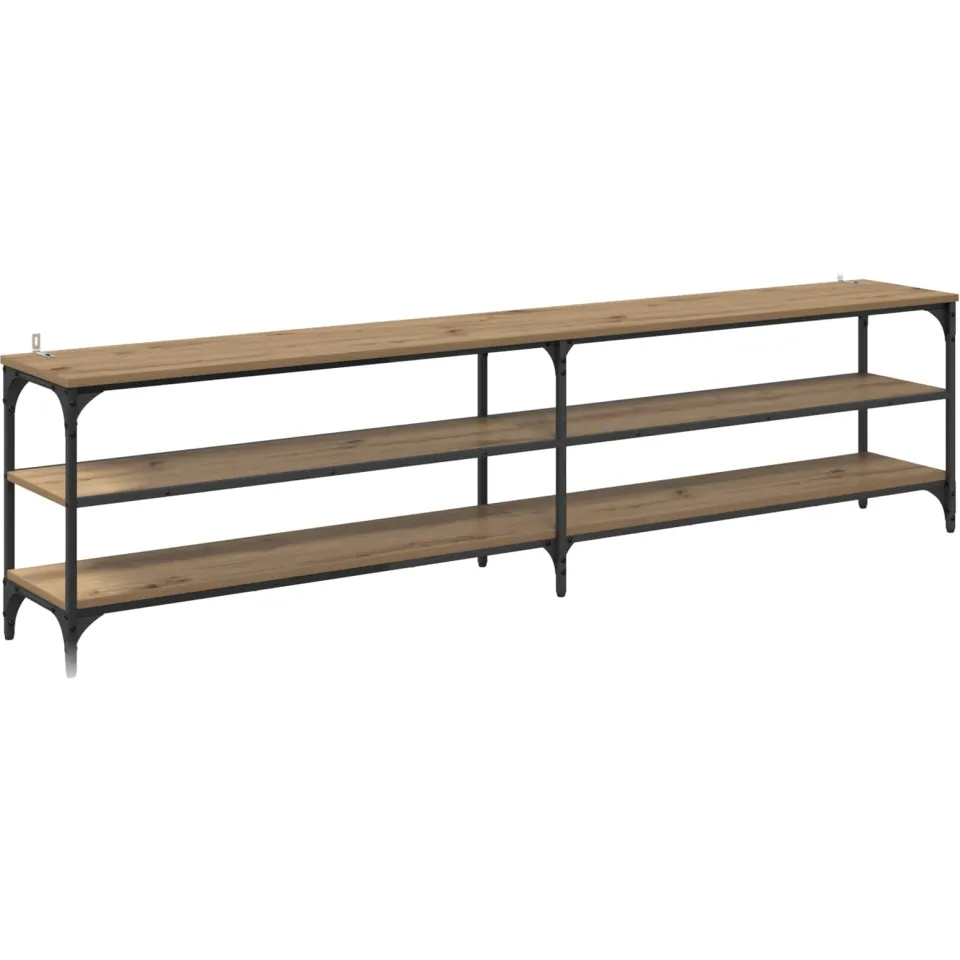 vidaXL TV-kast 200 x 30 x 50 cm Artisan Eiken Gemonteerd hout en ijzer, foto 3