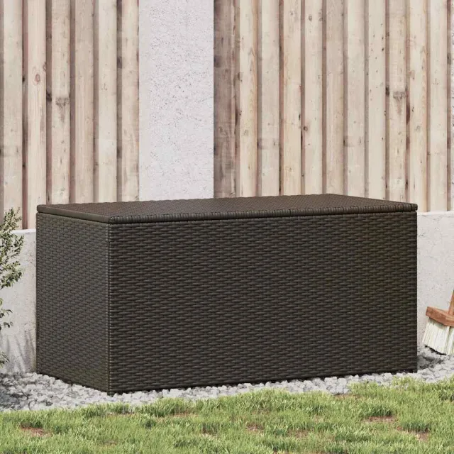 vidaXL Tuinbox 100x50x50 cm poly rattan bruin, foto 2