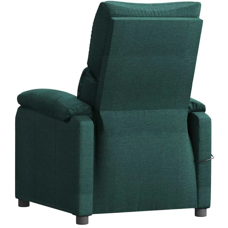 vidaXL Massagestoel stof donkergroen groen, foto 4