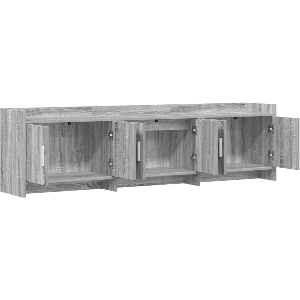 vidaXL TV-kast 168 x 33 x 47 cm Grijs Sonoma Bewerkt hout, foto 4