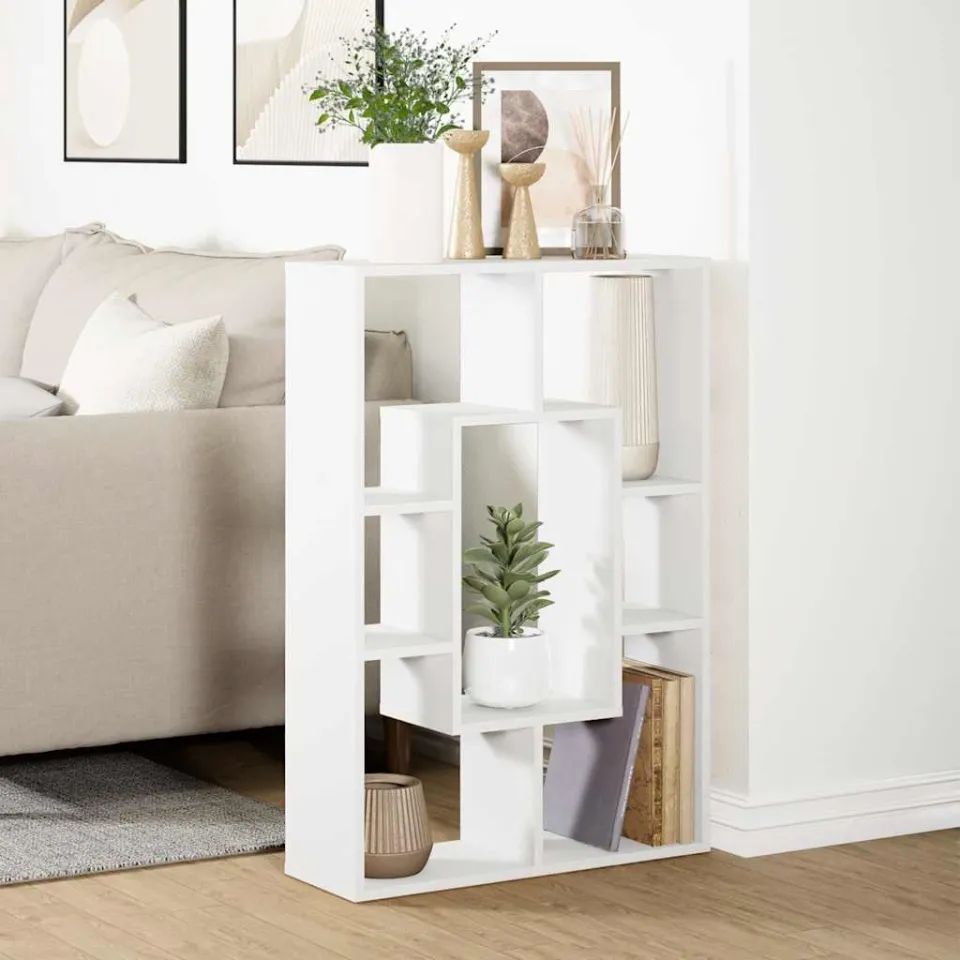 vidaXL Boekenkast Wit 63x20x90 cm Bewerkt Hout, foto 4