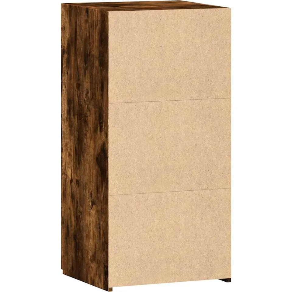 vidaXL Dressoir 45x42,5x93 cm bewerkt hout gerookt eikenkleurig, foto 4