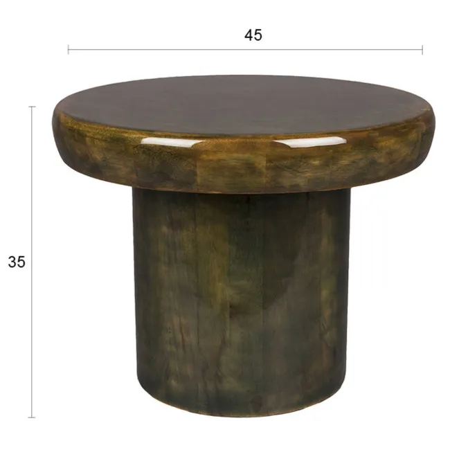 Dutchbone Mush bijzettafel groen, foto 2