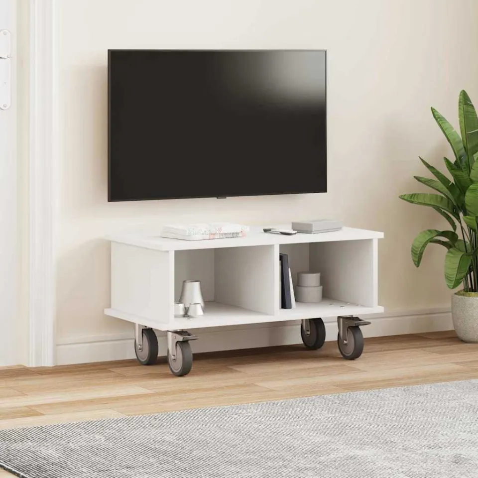 vidaXL TV-standaard 68,5 x 35 x 35 cm Wit Bewerkt hout, foto 3