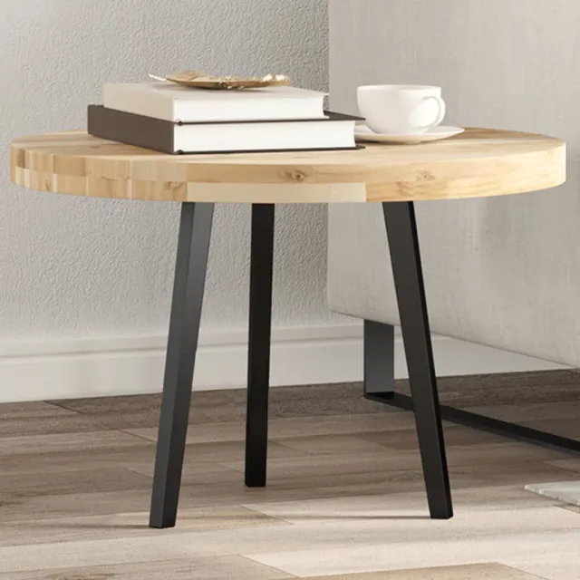 vidaXL Tafelblad rond Ø 60x4 cm massief acaciahout Bruin