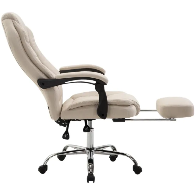 Luxe Comfort Bureaustoel - Verstelbaar - Crème creme