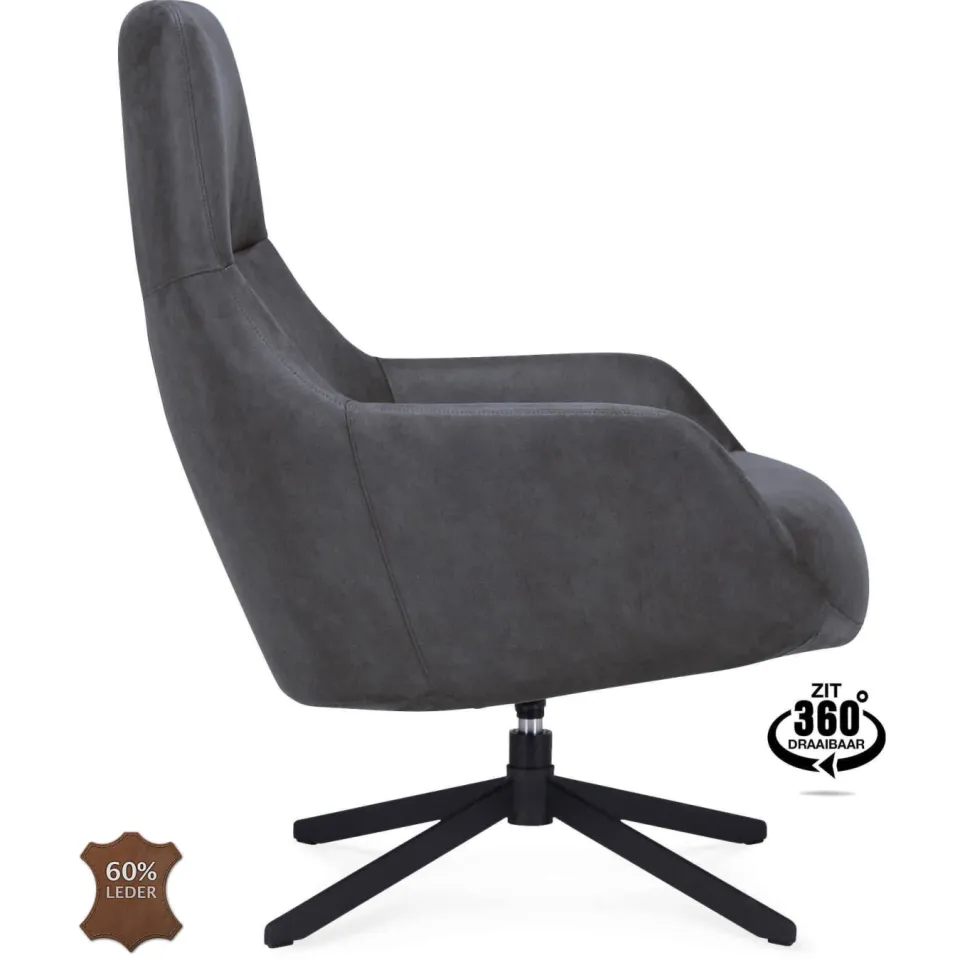 Wehkamp Home fauteuil antraciet, foto 4