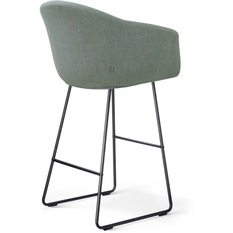Nolon Nino-Otis barkruk saliegroen - zwart onderstel - 75 cm, foto 3