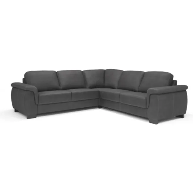 The Seats Hoekbank Robin – Texas Stof – Luxe Grote Hoekbank – Zachte Lederlook – Duurzaam & Comfortabel – Zwart