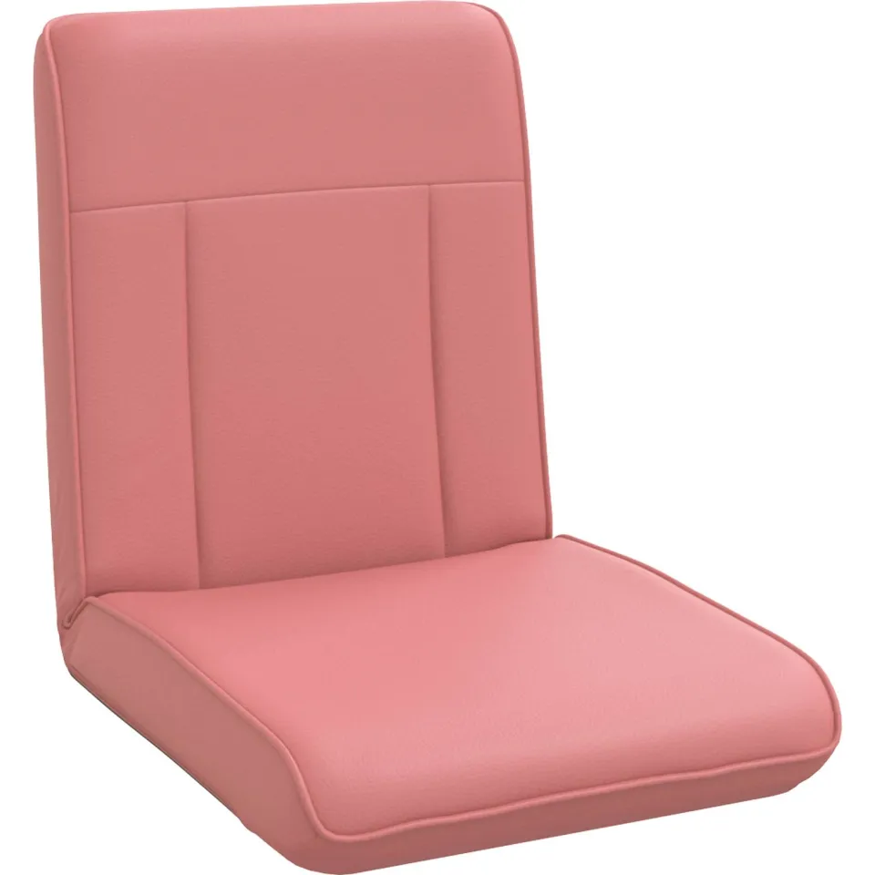 vidaXL Verstelbare vlo stoelen Roze Kunstleer
