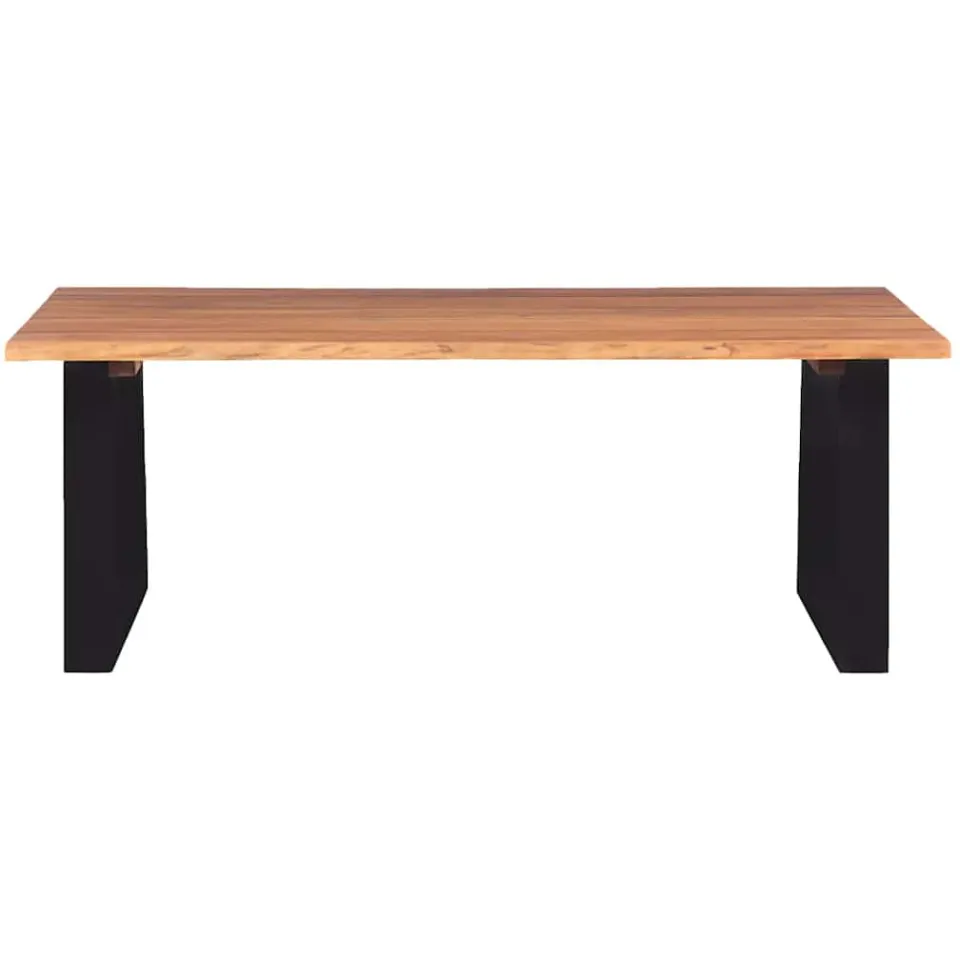 vidaXL Salontafel massief acaciahout 110x60x40 cm bruin, foto 3