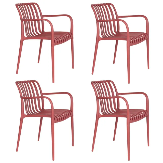 Housecraft Living Amae tuinstoel rood