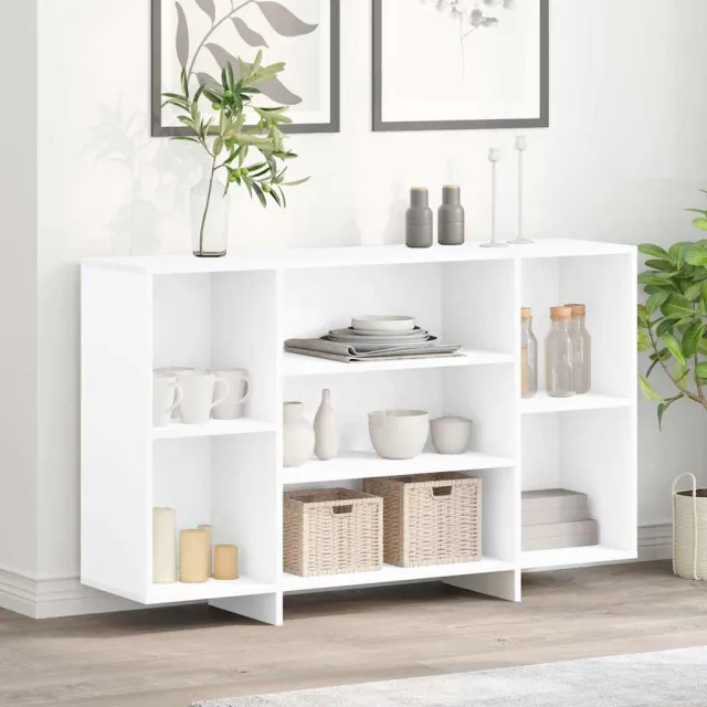 vidaXL Dressoir 120x30x75 cm bewerkt hout wit