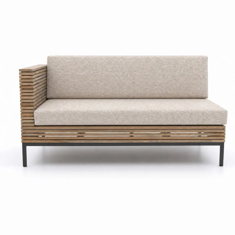 ROUGH Furniture ROUGH-D hoek loungeset 4-delig 5-zits bruin, foto 4