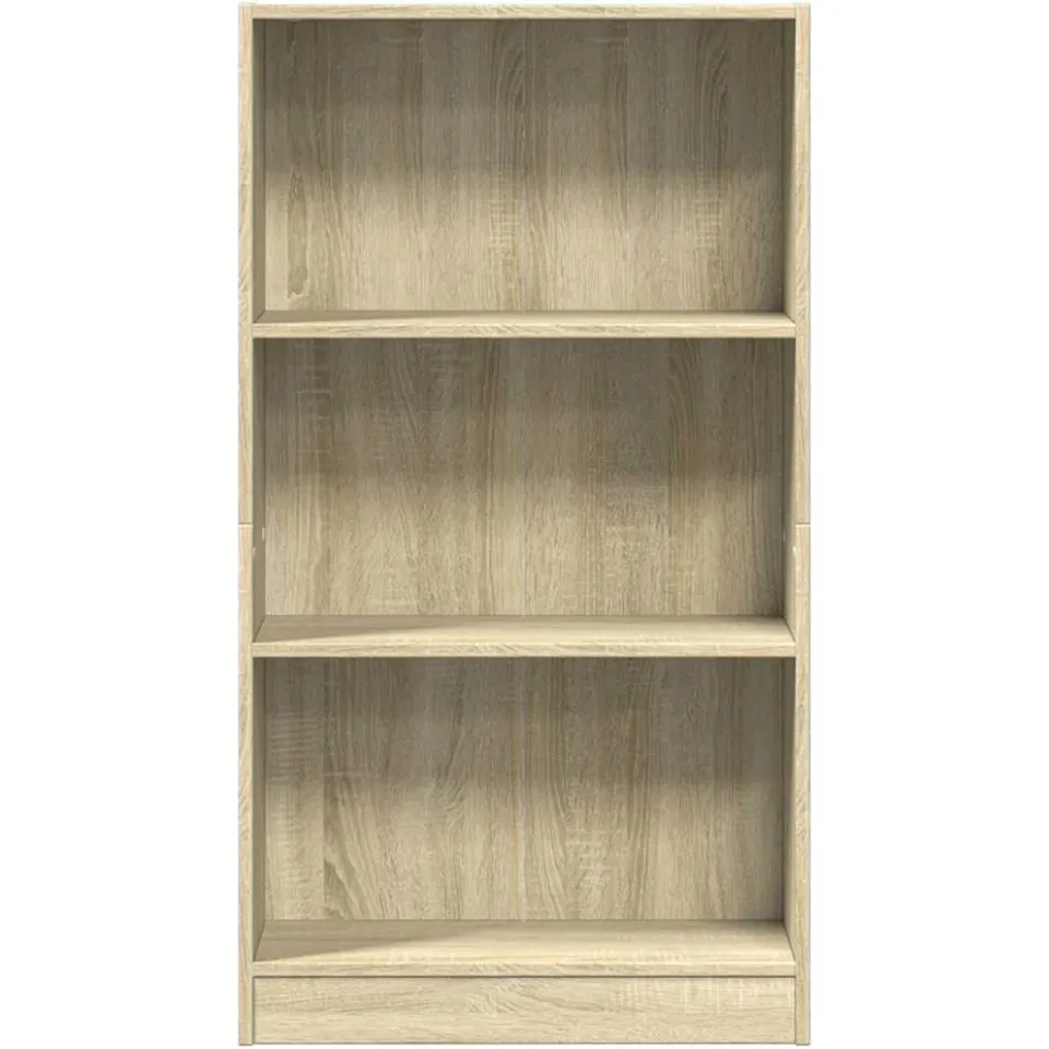 vidaXL Boekenkast 60x24x109 cm bewerkt hout sonoma eikenkleurig, foto 4