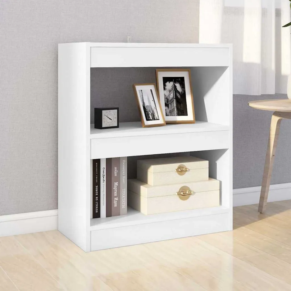 vidaXL Boekenkast/kamerscherm 60x30x72 cm wit, foto 3