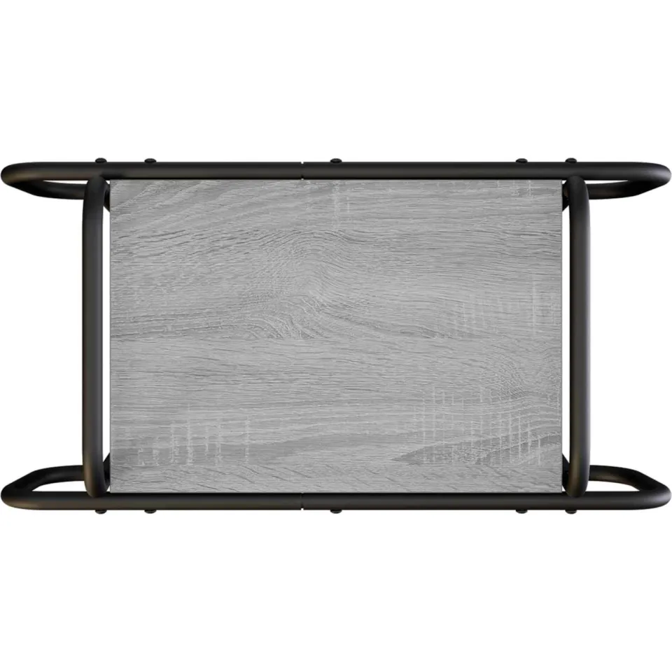 vidaXL Salontafel Grijs Sonoma 60 x 30 x 51 cm Bewerkt hout, foto 4