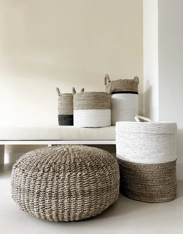 Little Lofts Poef Leveh Naturel