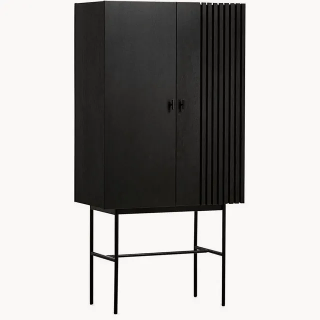 woud Houten dressoir Array Zwart