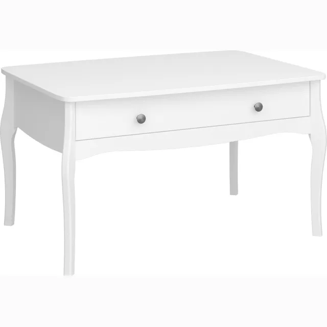 Tvilum Salontafel Baroque 98 cm breed in wit