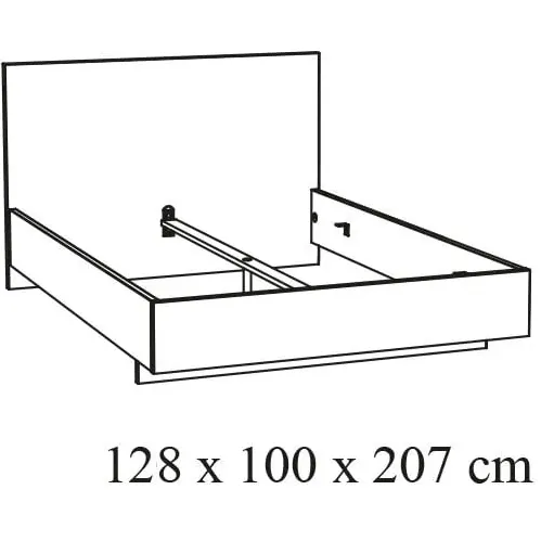 bed Andante-W12 wit, foto 2